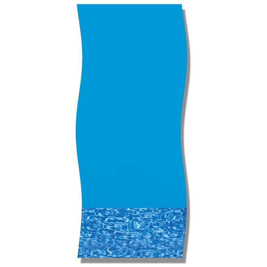 Swimline - Overlap 18' x 33' Oval Swirl Bottom 60 in. Expandable Depth Above Ground Pool Liner, 20 Mil