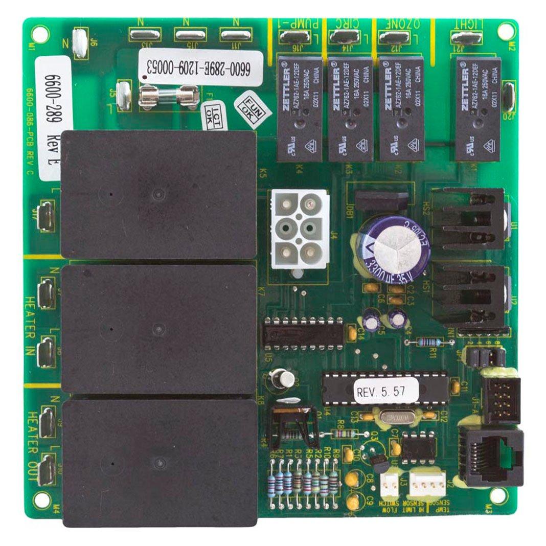 Sundance Spas - PCB Lx-10 Rev 5.54 3 Relays No Circuit