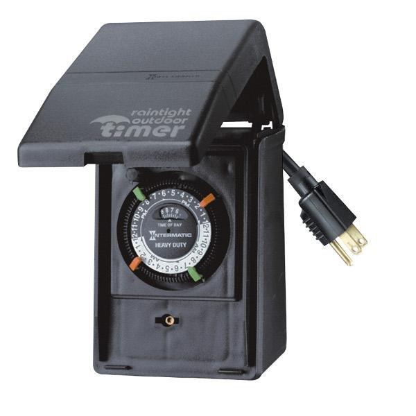 Intermatic - Portable Outdoor 24-Hour Timer with 13 inch Cord