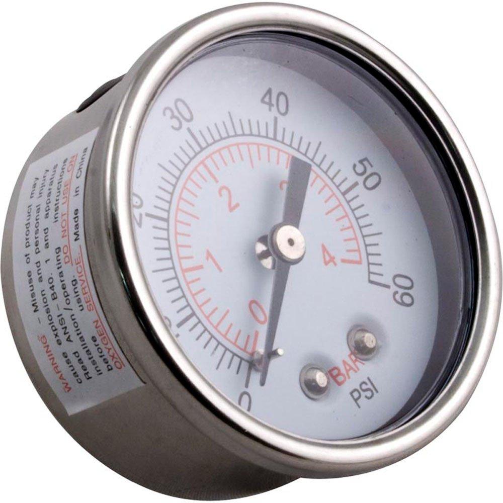 Waterway - Pressure Gauge Clearwater II Waterproof SS