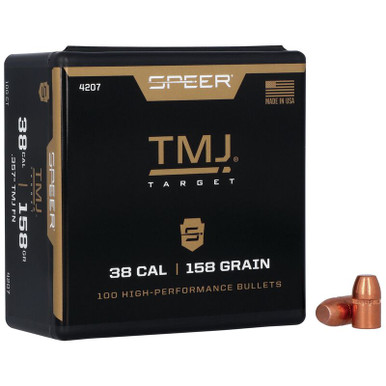 Speer TMJ Handgun 4207 .357 Cal 158 gr Total Metal Jacket Bullets-100cnt