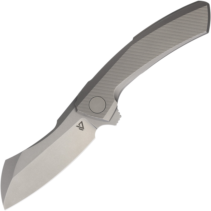 Vanguard Mini Cleaver Framelock Pocket Knife Gray - VANG011