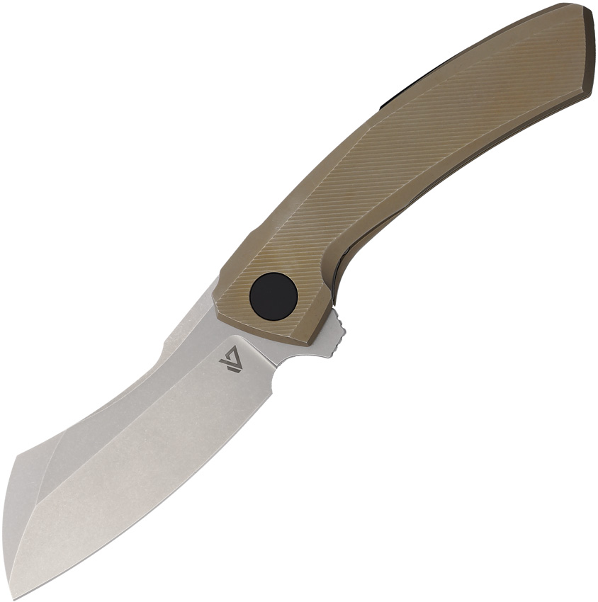 Vanguard Mini Cleaver Framelock Pocket Knife Bronze - VANG013