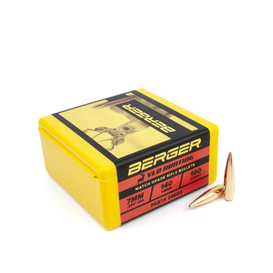 Berger Bullets VLD Hunting 28503 7mm 140 gr Bullets-100cnt