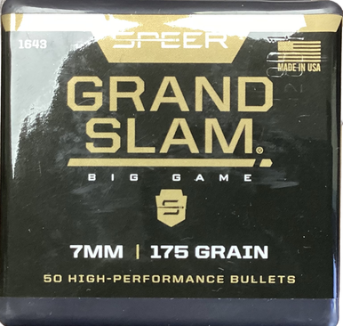 Speer Grand Slam 1643 7mm 175 gr Soft Point Bullets-50cnt