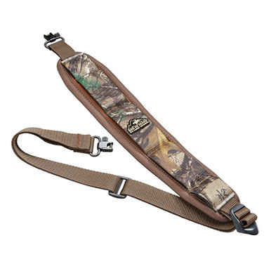 Butler Creek Comfort Stretch Sling with Sewn-in Swivels - Realtree Xtra