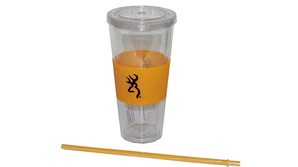 AES Outdoors Browning 20oz Insulated Cup, with Straw