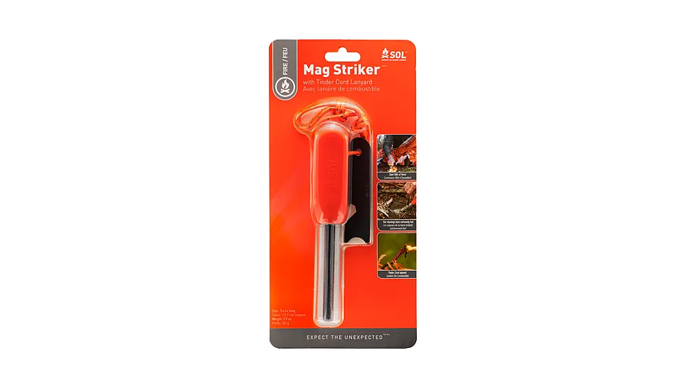 Survive Outdoors Longer Mag Striker with Tinder Cord