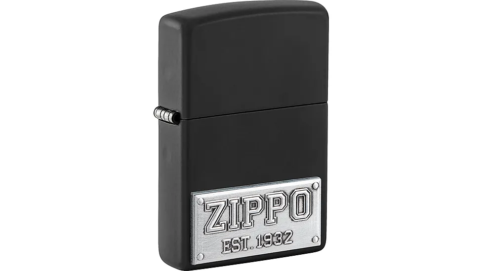Zippo Plate Emblem Lighter