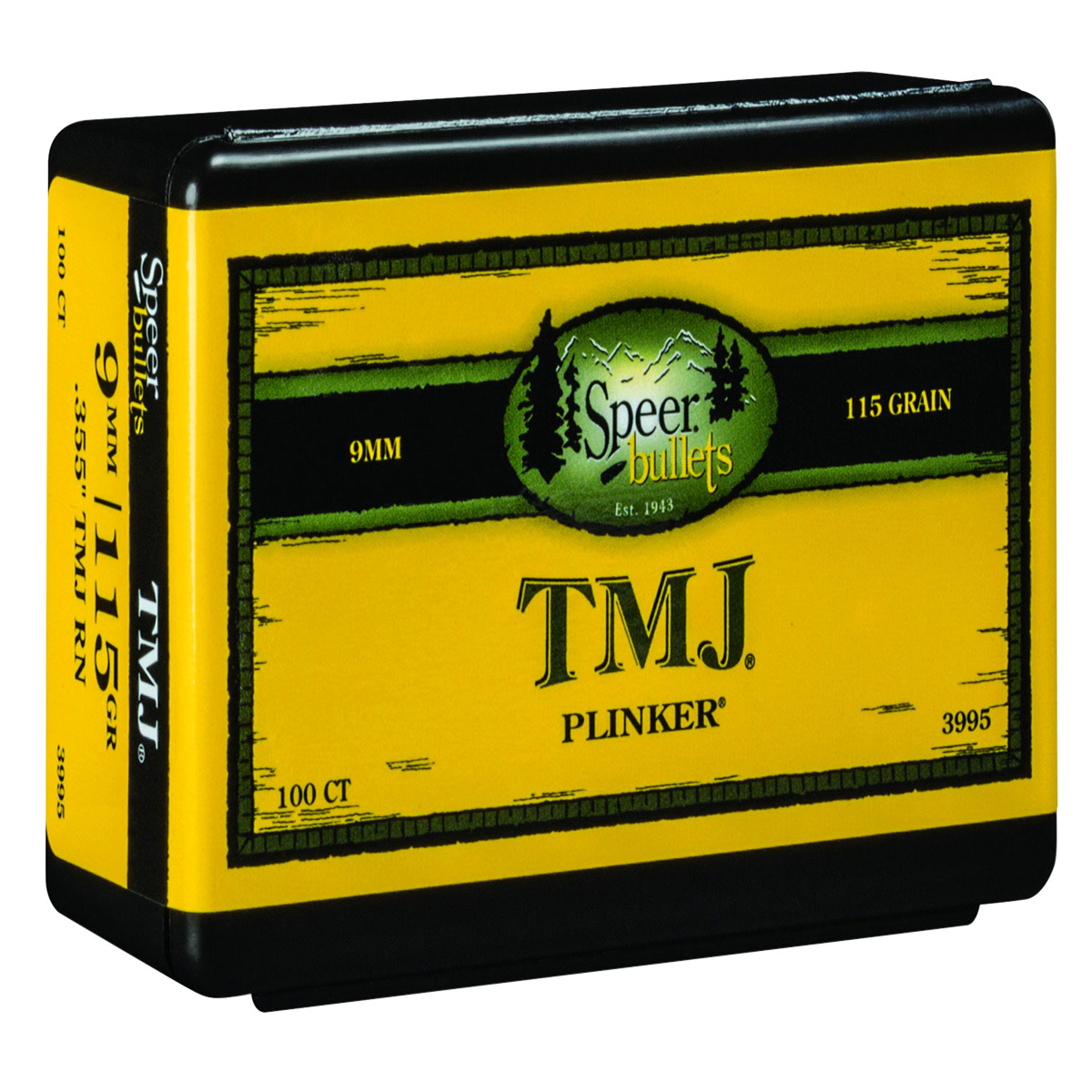 Speer TMJ 9mm 115 Gr TMJ RN 100/Box