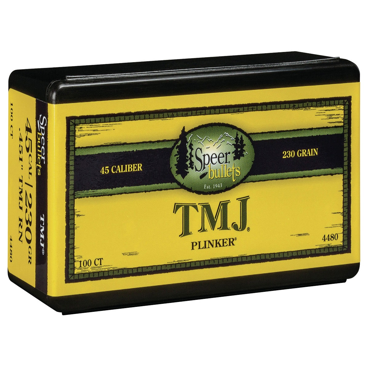 Speer TMJ Reloading Bullet 45 Cal 230 Gr TMJ RN 100/Box